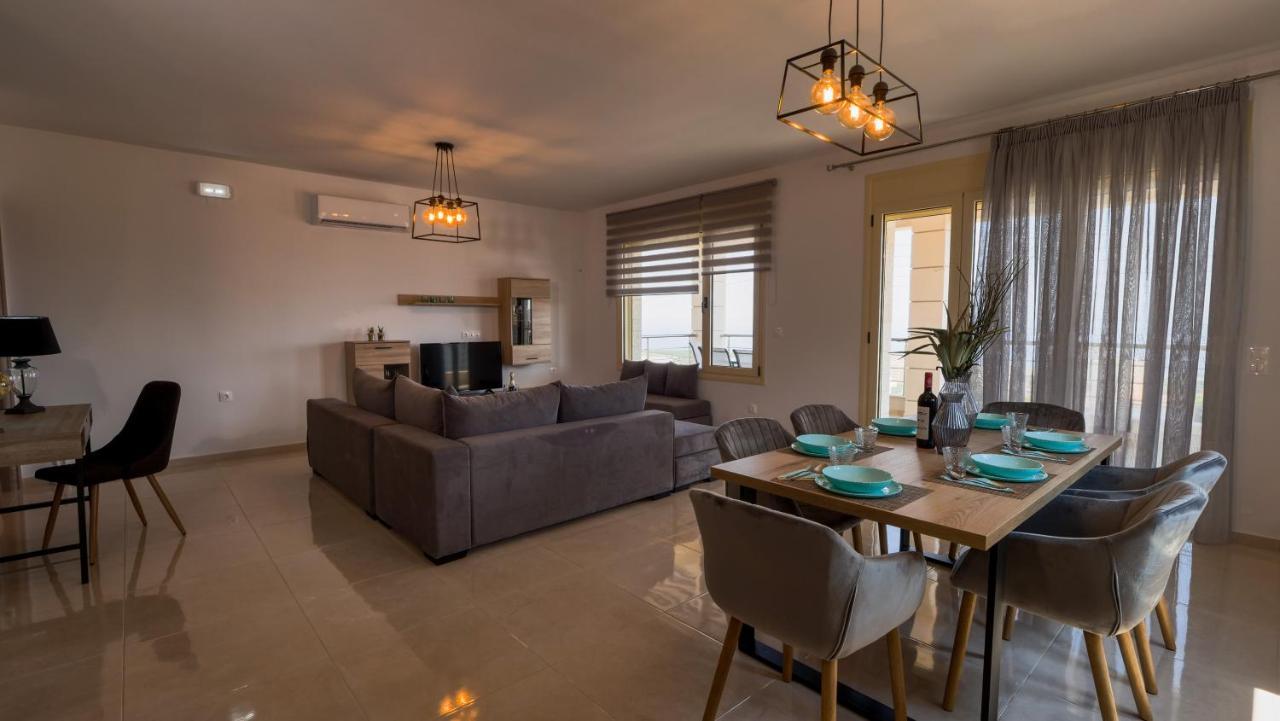Ferienwohnung Azure Sea View House Kokkini Hani Exterior foto