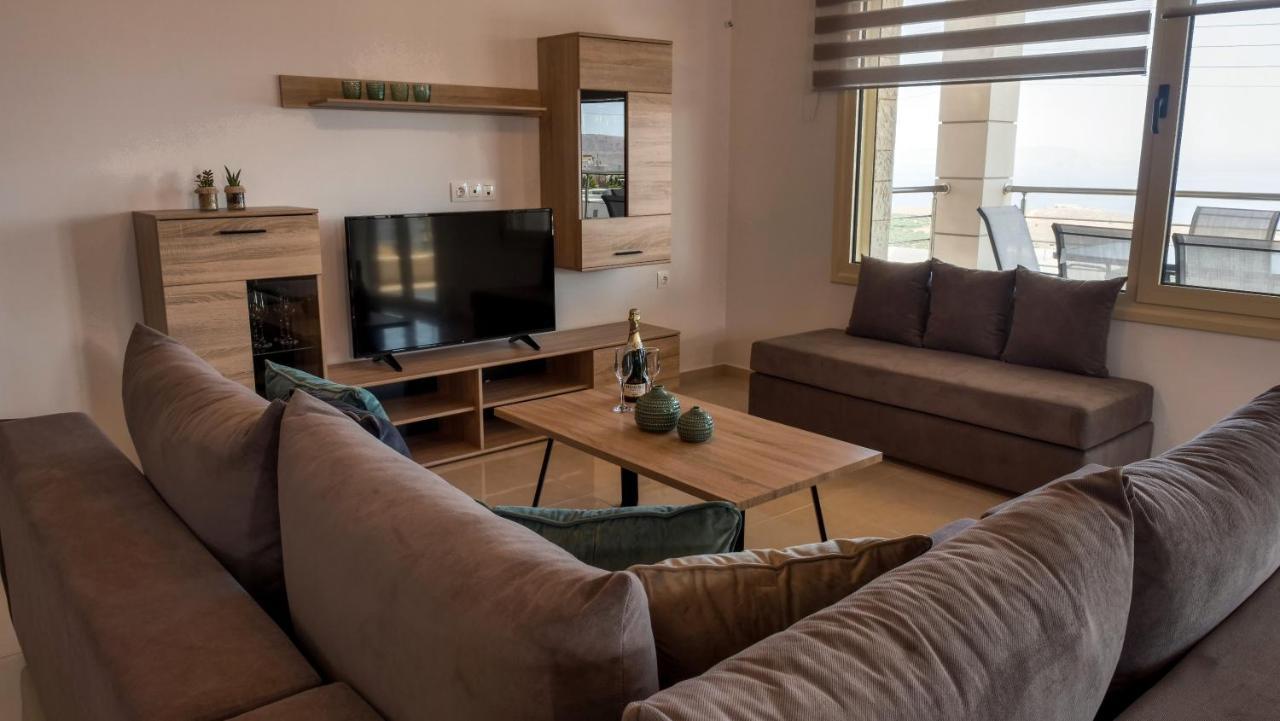 Ferienwohnung Azure Sea View House Kokkini Hani Exterior foto