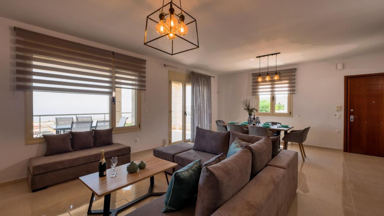 Ferienwohnung Azure Sea View House Kokkini Hani Exterior foto