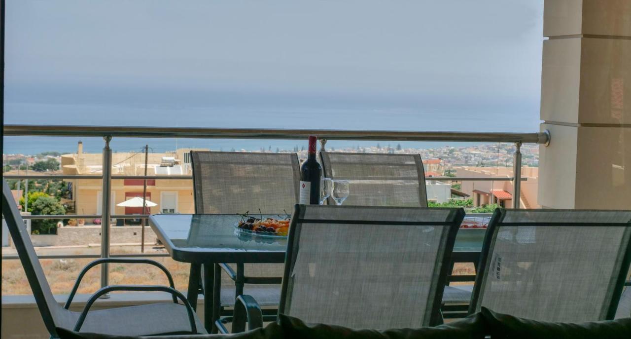 Ferienwohnung Azure Sea View House Kokkini Hani Exterior foto
