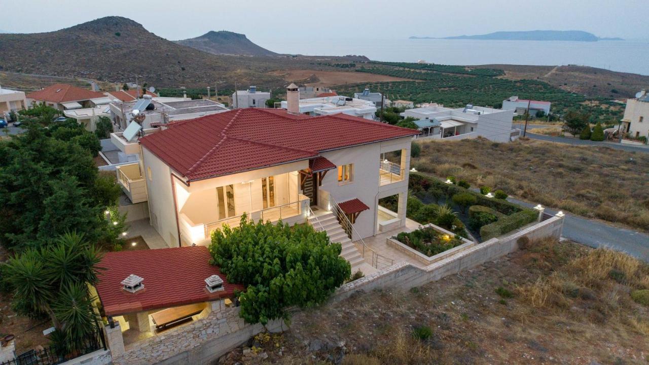 Ferienwohnung Azure Sea View House Kokkini Hani Exterior foto
