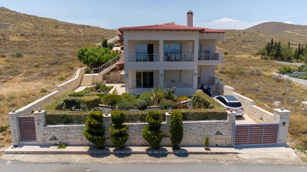 Ferienwohnung Azure Sea View House Kokkini Hani Exterior foto