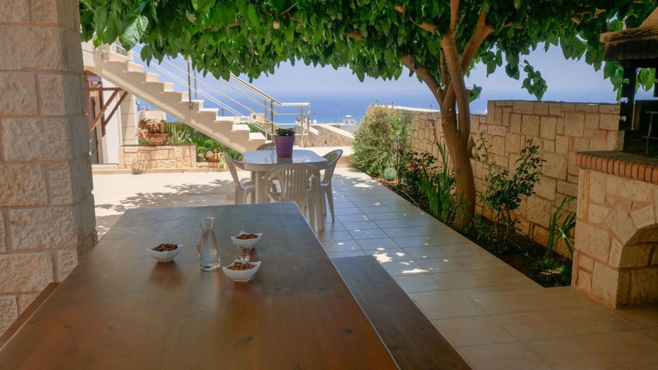Ferienwohnung Azure Sea View House Kokkini Hani Exterior foto