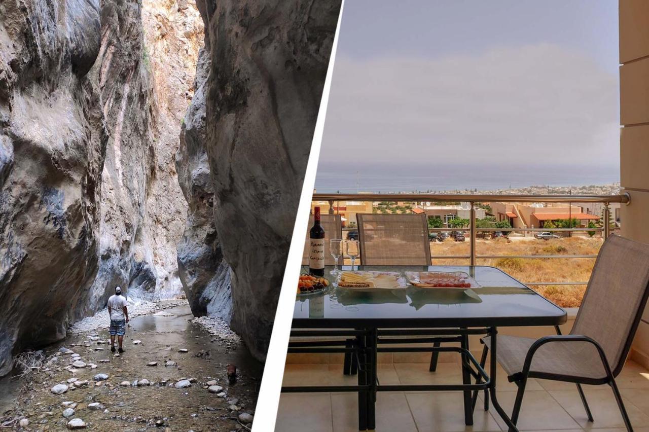 Ferienwohnung Azure Sea View House Kokkini Hani Exterior foto
